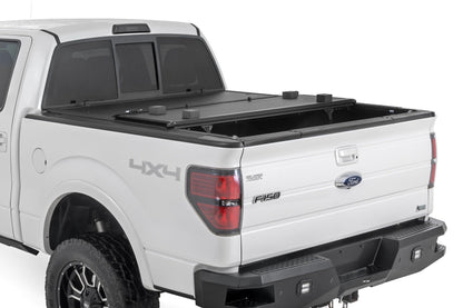 Rough Country 47214550B Hard Low Profile Bed Cover | 5'7" Bed | Ford F-150 2WD/4WD (2004-2014)