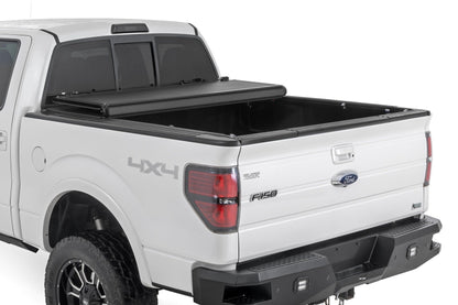 Rough Country 47214550B Hard Low Profile Bed Cover | 5'7" Bed | Ford F-150 2WD/4WD (2004-2014)