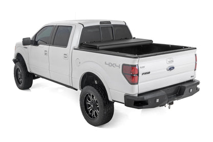 Rough Country 47214550B Hard Low Profile Bed Cover | 5'7" Bed | Ford F-150 2WD/4WD (2004-2014)