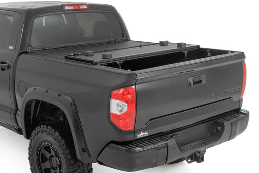 Rough Country 47414550B Hard Low Profile Bed Cover | 5'7" Bed | Toyota Tundra 2WD/4WD (2007-2021)