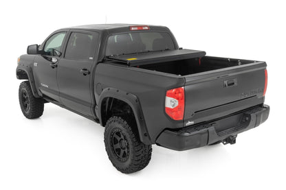 Rough Country 47414550B Hard Low Profile Bed Cover | 5'7" Bed | Toyota Tundra 2WD/4WD (2007-2021)