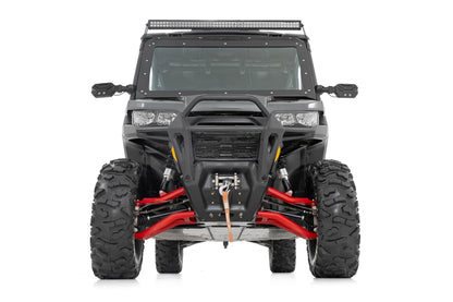 Rough Country 97041RED Aluminum Control Arms | High Clearance w/ 2" Forward Offset | Can-Am Defender HD 5/HD 8/HD 9/HD 10