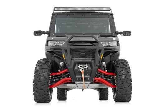 Rough Country 97041RED Aluminum Control Arms | High Clearance w/ 2" Forward Offset | Can-Am Defender HD 5/HD 8/HD 9/HD 10