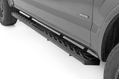 Rough Country 41010A BA2 Running Board | Side Step Bars | Ford F-150/F-250/F-350 2WD/4WD (15-26)