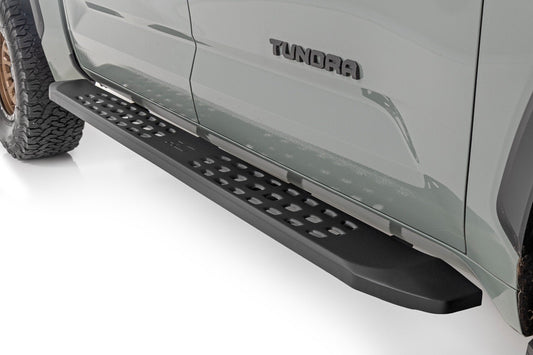 Rough Country 44007 RPT2 Running Board | Crew Cab | Black | Toyota Tundra 2WD/4WD (2022-2025)