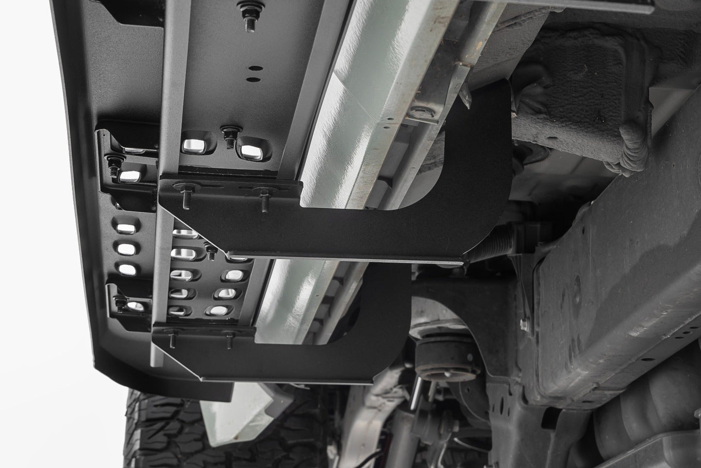 Rough Country 44007 RPT2 Running Board | Crew Cab | Black | Toyota Tundra 2WD/4WD (2022-2025)