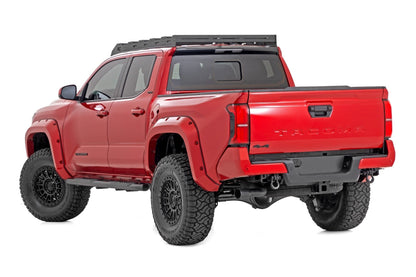 Rough Country 21017 Oval Nerf Step | Double Cab | Black | Toyota Tacoma 2WD/4WD (2024-2025)