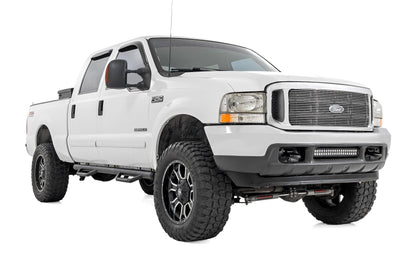 Rough Country RCF9984CCB Nerf Steps | Cab Length | Crew Cab | Ford F-250/F-350 Super Duty (99-16)
