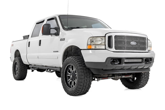 Rough Country RCF9984CCB Nerf Steps | Cab Length | Crew Cab | Ford F-250/F-350 Super Duty (99-16)