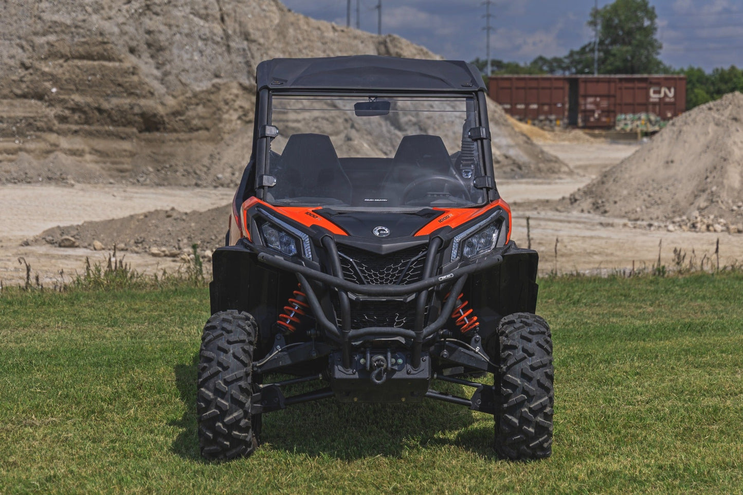 Rough Country 98101930 Full Windshield | Scratch Resistant | Can-Am Maverick Sport