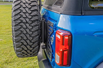 Rough Country 51055 Spare Tire Relocation | Tailgate Reinforcement | Ford Bronco 4WD (2021-2025)