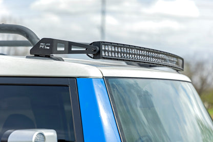 Rough Country 72950BL 50 Inch Black Series LED Light Bar | Curved | Dual Row