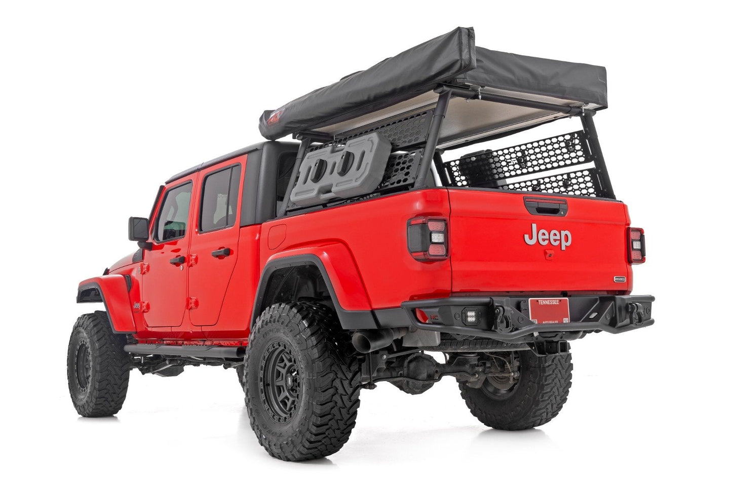 Rough Country 21015 Oval Nerf Steps | Black | Jeep Gladiator JT 4WD (2020-2025)