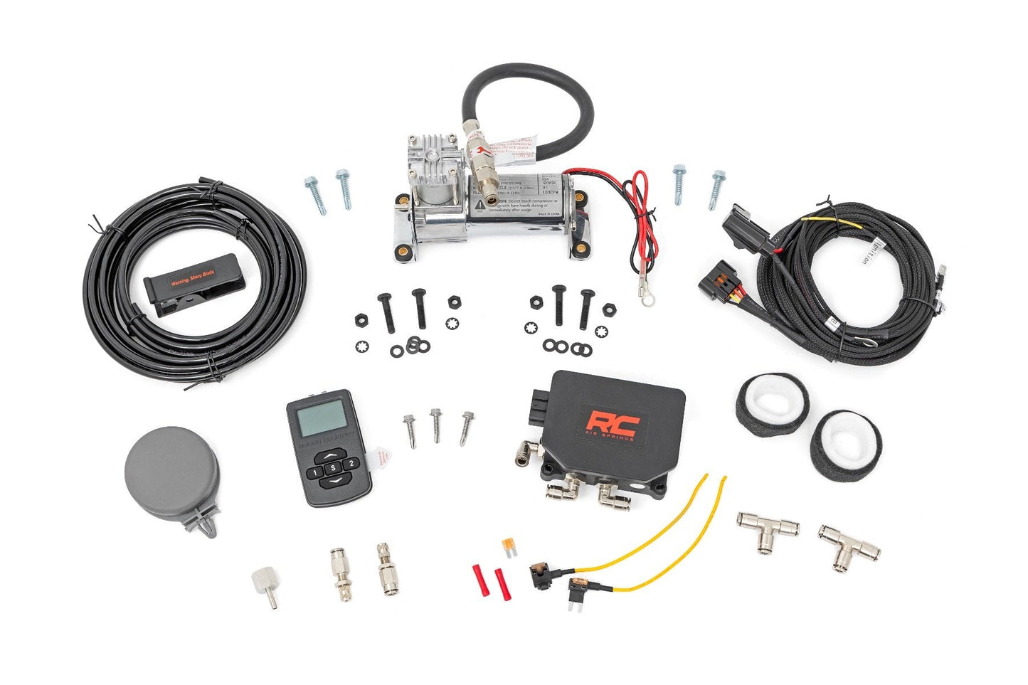 Rough Country 10106 Wireless Air Bag Controller Kit w/Compressor