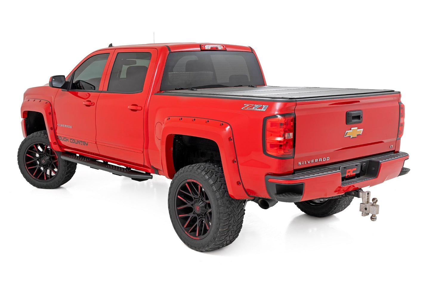 Rough Country 14010 OV2 Running Boards | Side Step Bars | Crew Cab | Chevy/GMC 1500/2500HD/3500HD (07-19 & Classic)