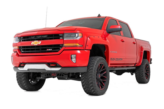 Rough Country 14010 OV2 Running Boards | Side Step Bars | Crew Cab | Chevy/GMC 1500/2500HD/3500HD (07-19 & Classic)
