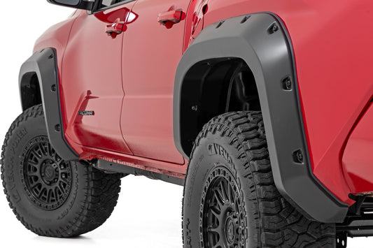 Rough Country F-T12421-1J9 Pocket Fender Flares | 1J9 Celestial Silver Metallic | Toyota Tacoma (24-25)
