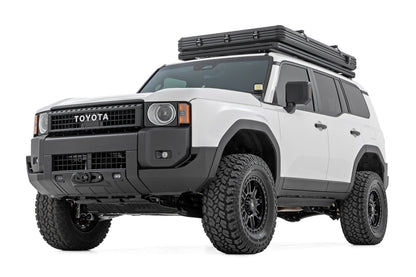 Rough Country 10747A Hidden Winch Mount | White SAE | Fog | Toyota Land Cruiser 4WD (2024-2025)