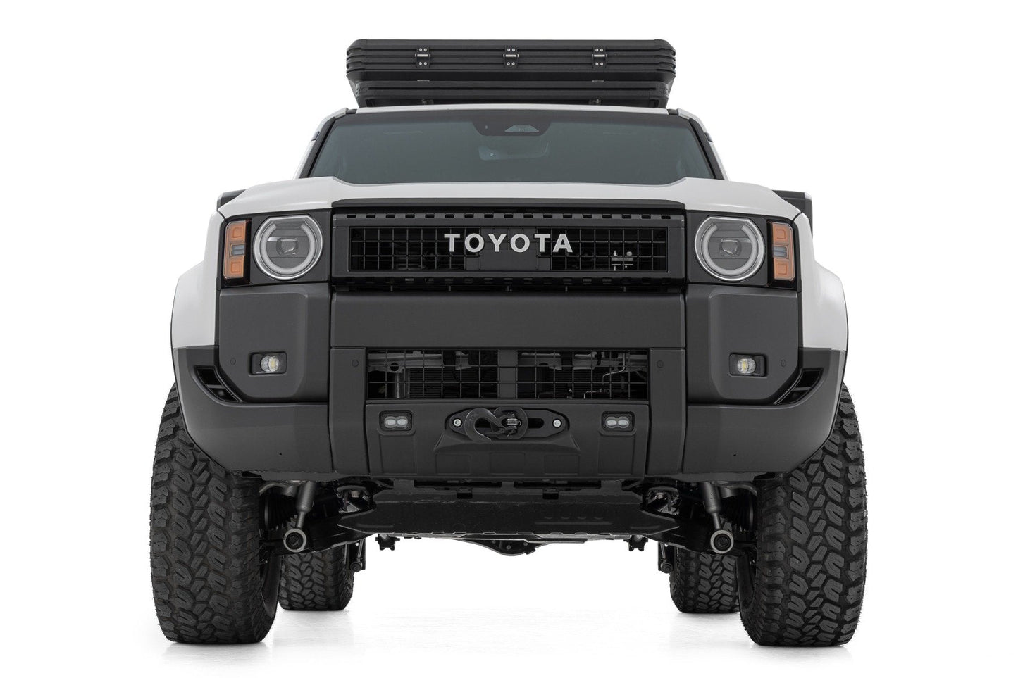 Rough Country 10750 Hidden Winch Mount | Yellow SAE | Fog | Toyota Land Cruiser 4WD (2024-2025)