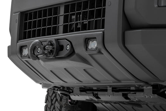 Rough Country 10750 Hidden Winch Mount | Yellow SAE | Fog | Toyota Land Cruiser 4WD (2024-2025)
