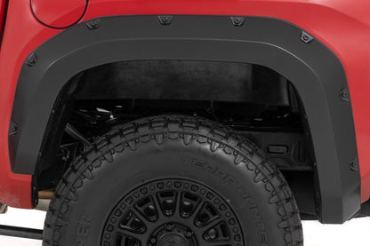 Rough Country F-T12421 Pocket Fender Flares | Toyota Tacoma 2WD/4WD (2024-2025)