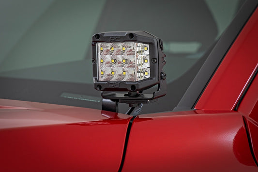 Rough Country 72105 LED Light Kit | Ditch Mount |  3" OSRAM | Wide | Toyota Tacoma 2WD/4WD (24-25)