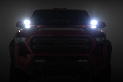 Rough Country 72107 LED Light Kit | Ditch Mount | 2" Spectrum Pair | Spot | Toyota Tacoma (24-25)