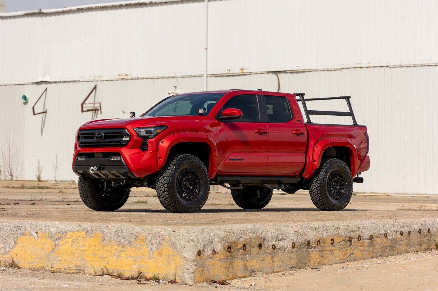 Rough Country 73003 SRL2 Adjustable Aluminum Steps | Double Cab | Toyota Tacoma 2WD/4WD (24-25)