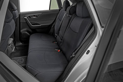 Rough Country 91064 Seat Covers | Front & Rear | Toyota Rav4 2WD/4WD (2019-2025)