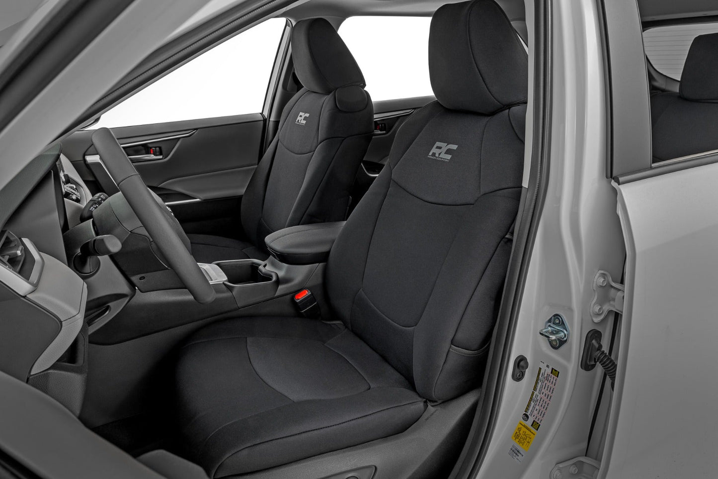 Rough Country 91064 Seat Covers | Front & Rear | Toyota Rav4 2WD/4WD (2019-2025)
