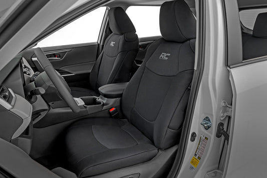 Rough Country 91064 Seat Covers | Front & Rear | Toyota Rav4 2WD/4WD (2019-2025)