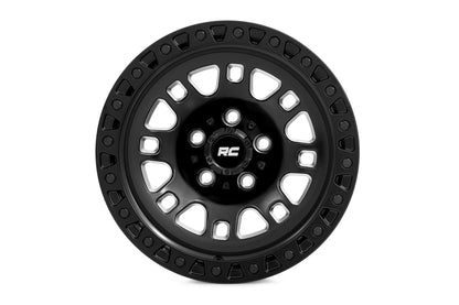 Rough Country 82181217 Rough Country 82 Series Wheel | One-Piece | Semi Gloss Black | 18x9 | 6x135 | -12mm