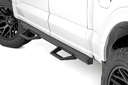 Rough Country 51131 SRL2 Adjustable Aluminum Steps | Ford Ranger 2WD/4WD (2019-2025)