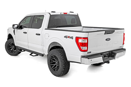 Rough Country 51131 SRL2 Adjustable Aluminum Steps | Ford Ranger 2WD/4WD (2019-2025)