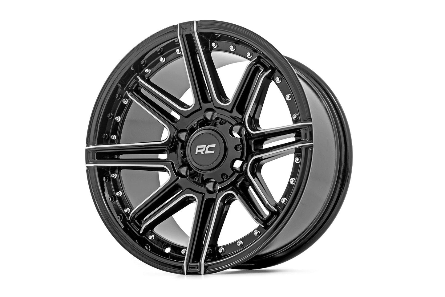 Rough Country 88170012 Rough Country 88 Series Wheel | One-Piece | Gloss Black | 17x9 | 6x5.5 | +0mm