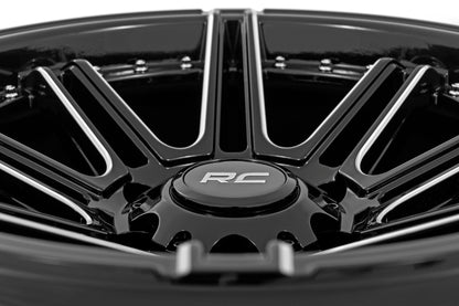 Rough Country 88170012 Rough Country 88 Series Wheel | One-Piece | Gloss Black | 17x9 | 6x5.5 | +0mm