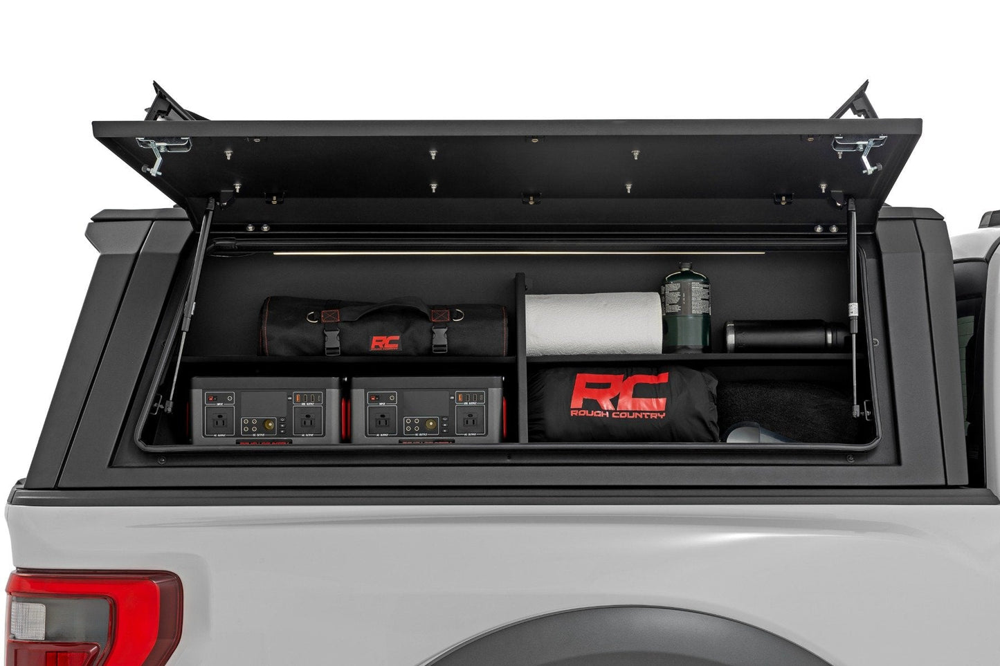 Rough Country 734005 Bed Cap Side Shelf Storage Bin | Passengers Side