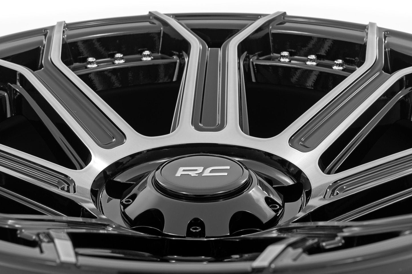 Rough Country 89170918 Rough Country 89 Series Wheel | One-Piece | Black Machined Gun Metal | 17x9 | 5x5 | -12mm
