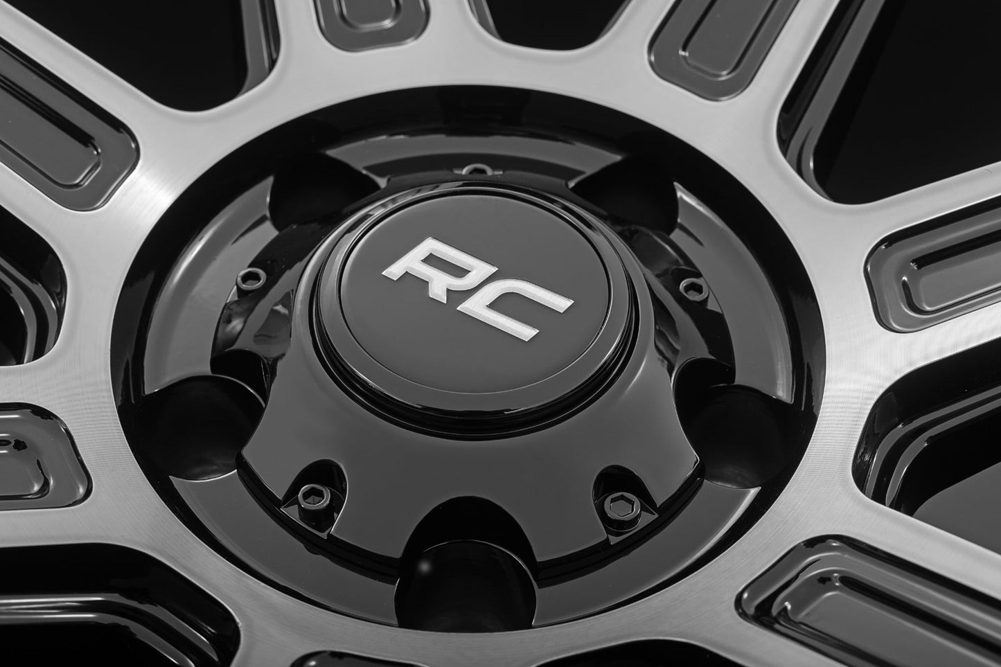 Rough Country 89170918 Rough Country 89 Series Wheel | One-Piece | Black Machined Gun Metal | 17x9 | 5x5 | -12mm