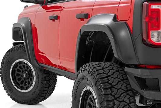 Rough Country O-F12124-T9 Fender Flares | T9 Marsh Gray | Ford Bronco 4WD (2021-2025)