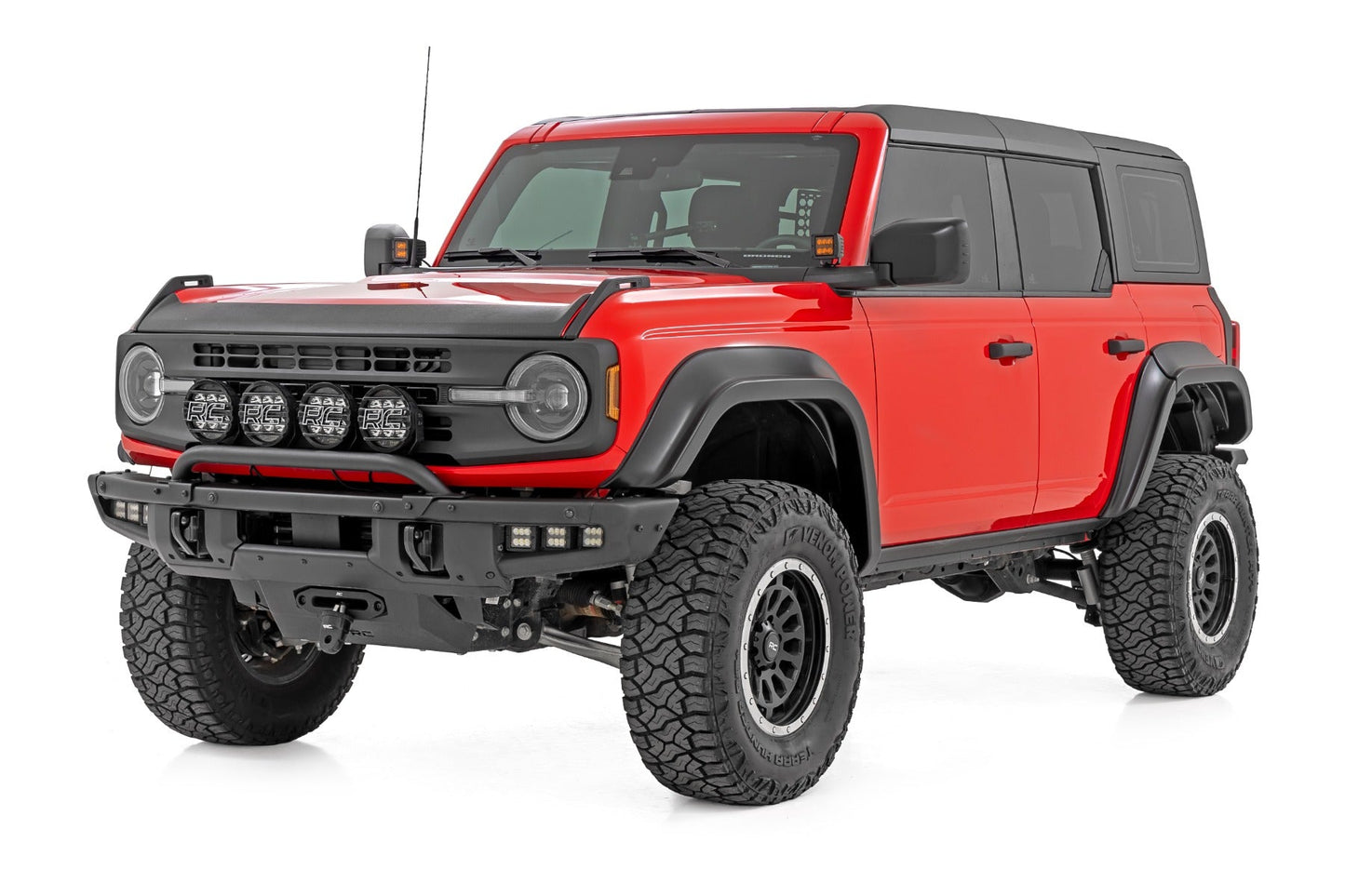 Rough Country O-F12124-YZ Fender Flares | YZ Oxford White | Ford Bronco 4WD (2021-2025)