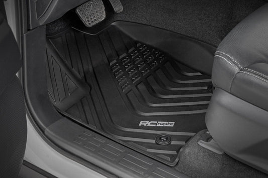 Rough Country FF-71618 Flex-Fit Floor Mats | FR & RR | Toyota Land Cruiser 4WD (2024-2025)