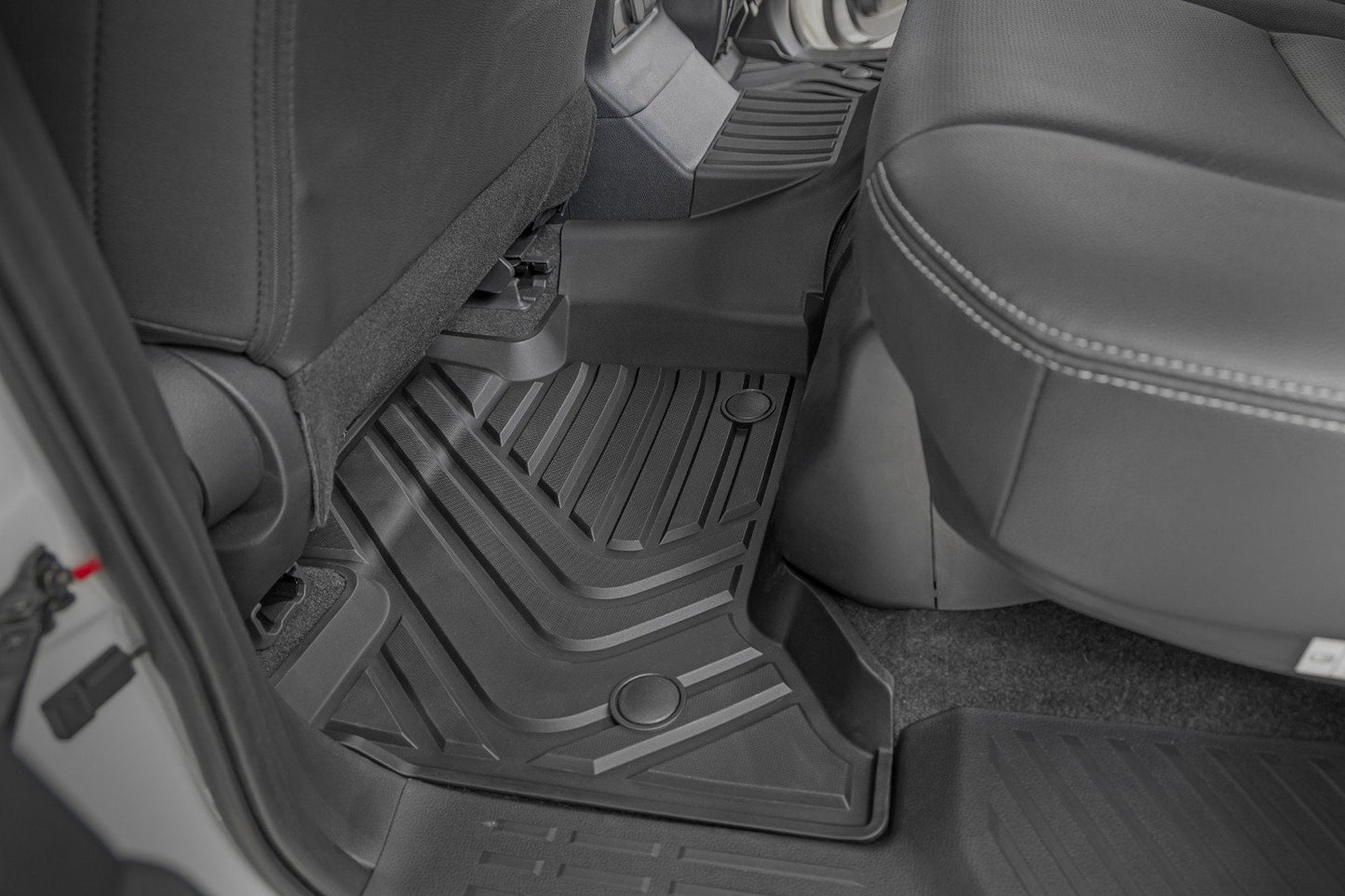 Rough Country FF-71618 Flex-Fit Floor Mats | FR & RR | Toyota Land Cruiser 4WD (2024-2025)