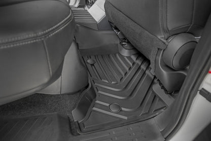 Rough Country FF-71618 Flex-Fit Floor Mats | FR & RR | Toyota Land Cruiser 4WD (2024-2025)