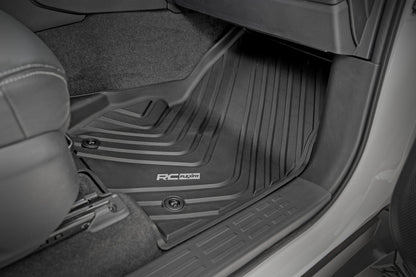 Rough Country FF-71618 Flex-Fit Floor Mats | FR & RR | Toyota Land Cruiser 4WD (2024-2025)
