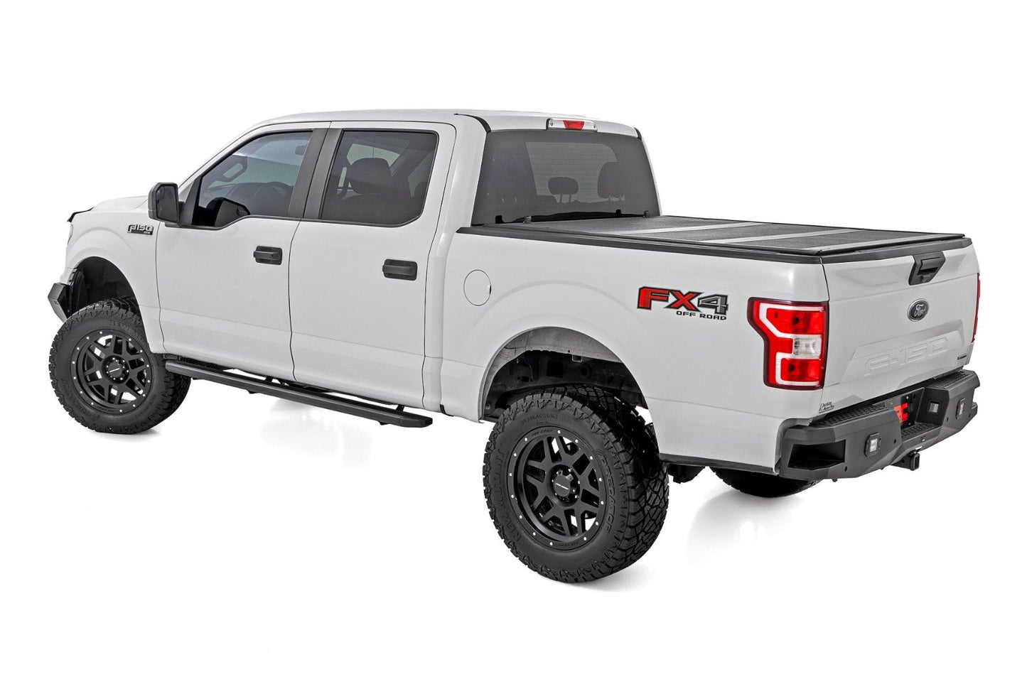 Rough Country 55005 Multi-Color LED Running Boards | Crew Cab | Ford F-150/Lightning/F-250/F-350/Raptor (15-26)