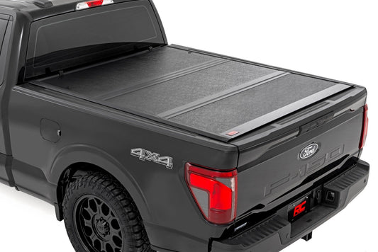Rough Country 47229650_A Hard Low Profile Bed Cover | 6'7" Bed | Ford F-150 2WD/4WD (2015-2020)