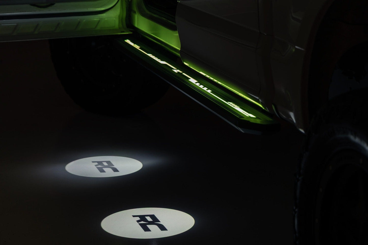 Rough Country 55005 Multi-Color LED Running Boards | Crew Cab | Ford F-150/Lightning/F-250/F-350/Raptor (15-26)