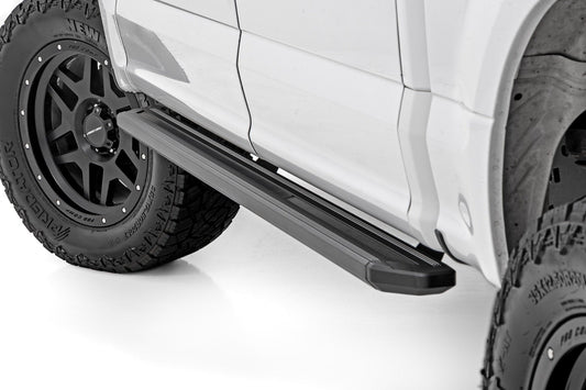 Rough Country 55005 Multi-Color LED Running Boards | Crew Cab | Ford F-150/Lightning/F-250/F-350/Raptor (15-26)