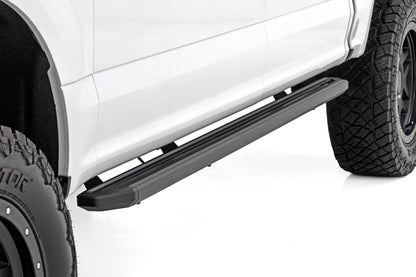 Rough Country 55005 Multi-Color LED Running Boards | Crew Cab | Ford F-150/Lightning/F-250/F-350/Raptor (15-26)
